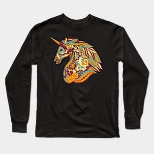 unicorn horse funny gift idea for men women and kids Long Sleeve T-Shirt